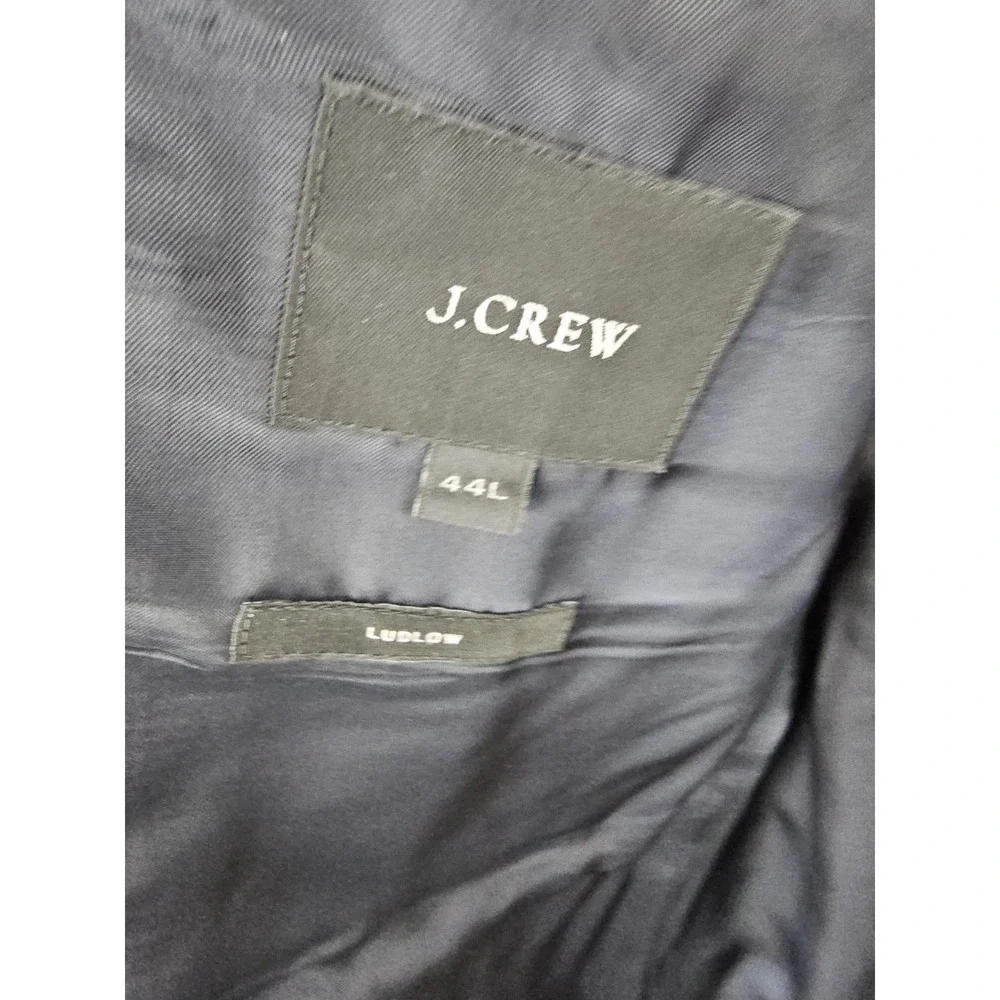 J Crew Ludlow Loro Piana Super 120 Wool Blazer Mens 44 L  Sport Coat Charcoal